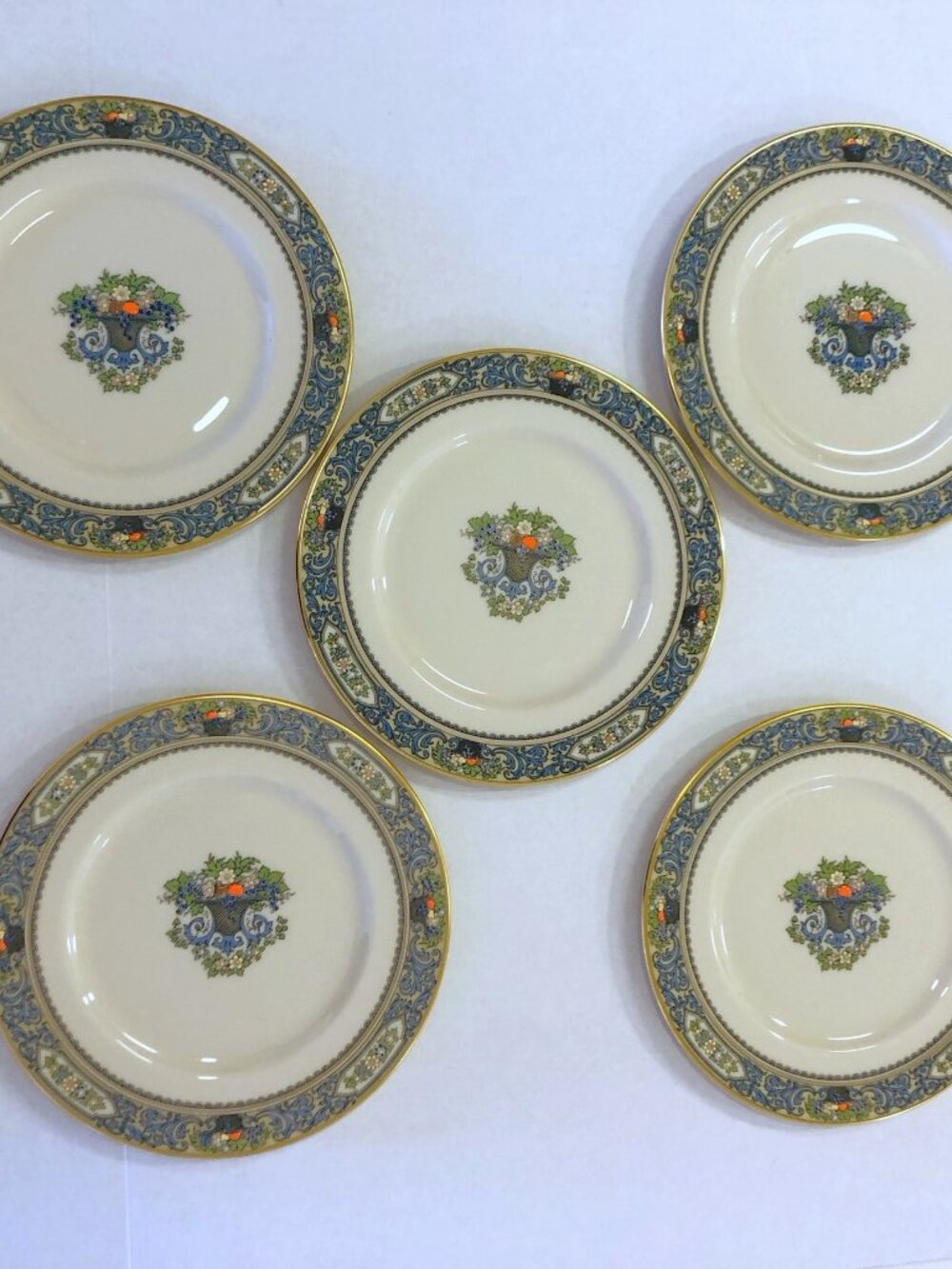 Lenox Autumn Presidential Collection Salad Dessert Plates 8.25 Set Of 5 USA